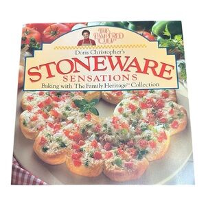 Pampered Chef Cookbook Stoneware Collection Paperback 1997 Family Heritage